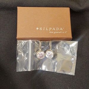 Silpada Sterling Silver CZ earrings